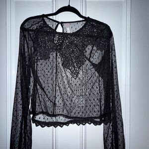 Xhilaration sheer long sleeve